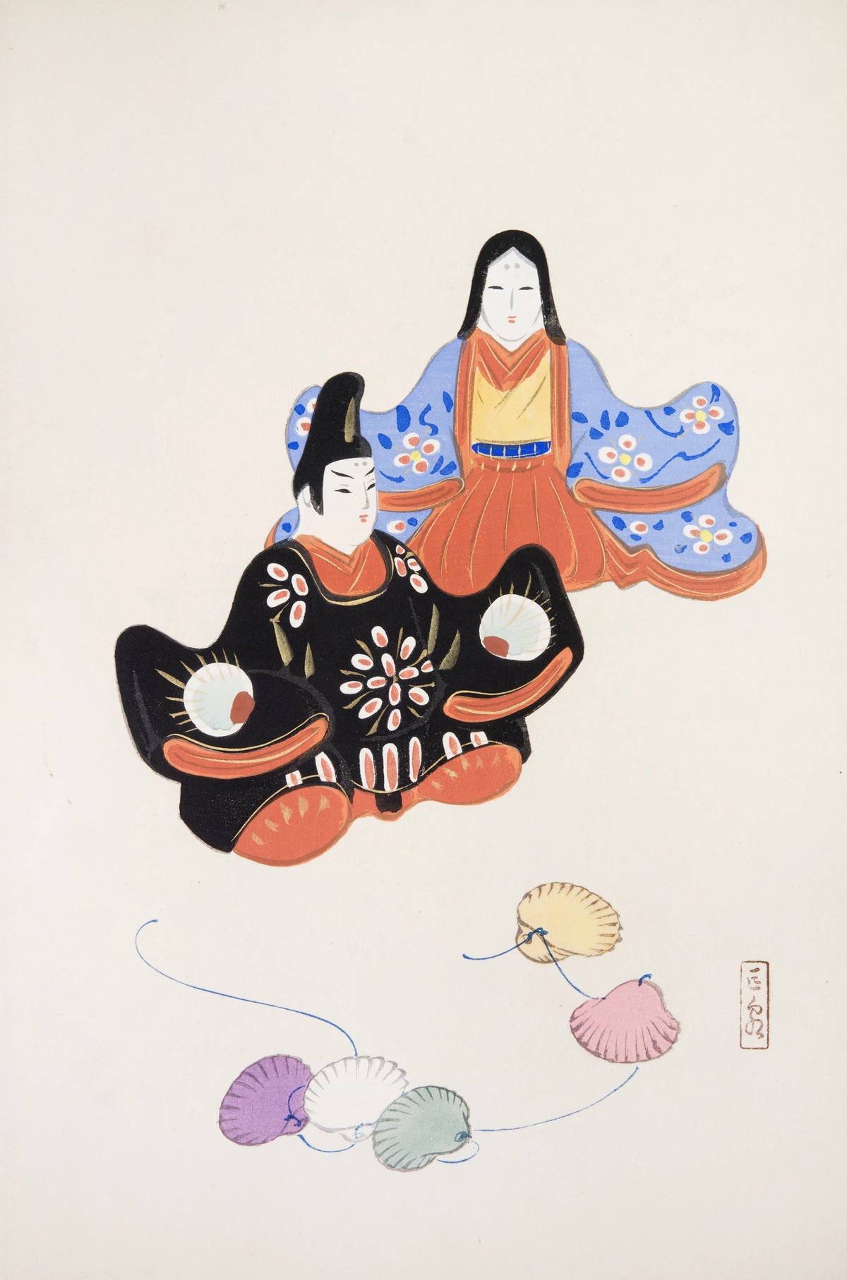 Kawasaki Kyosen - Kyosen's Collected Illustrations of Japanese Toys Pl.005 (1919)