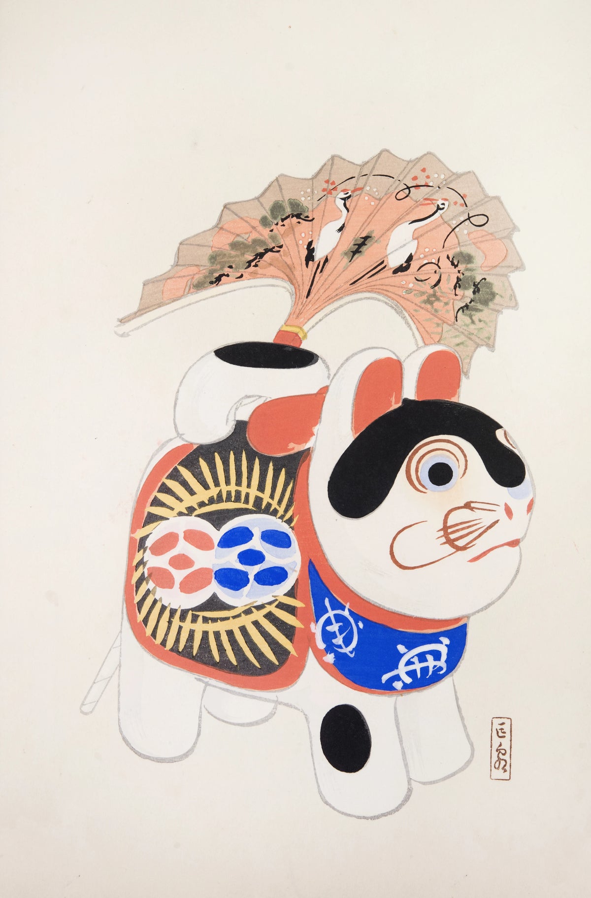 Kawasaki Kyosen - Kyosen's Collected Illustrations of Japanese Toys Pl.058 (1919)