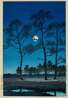 Fuyu no tsuki (Toyamagahara) (Winter moon at Toyamagahara) (1931)