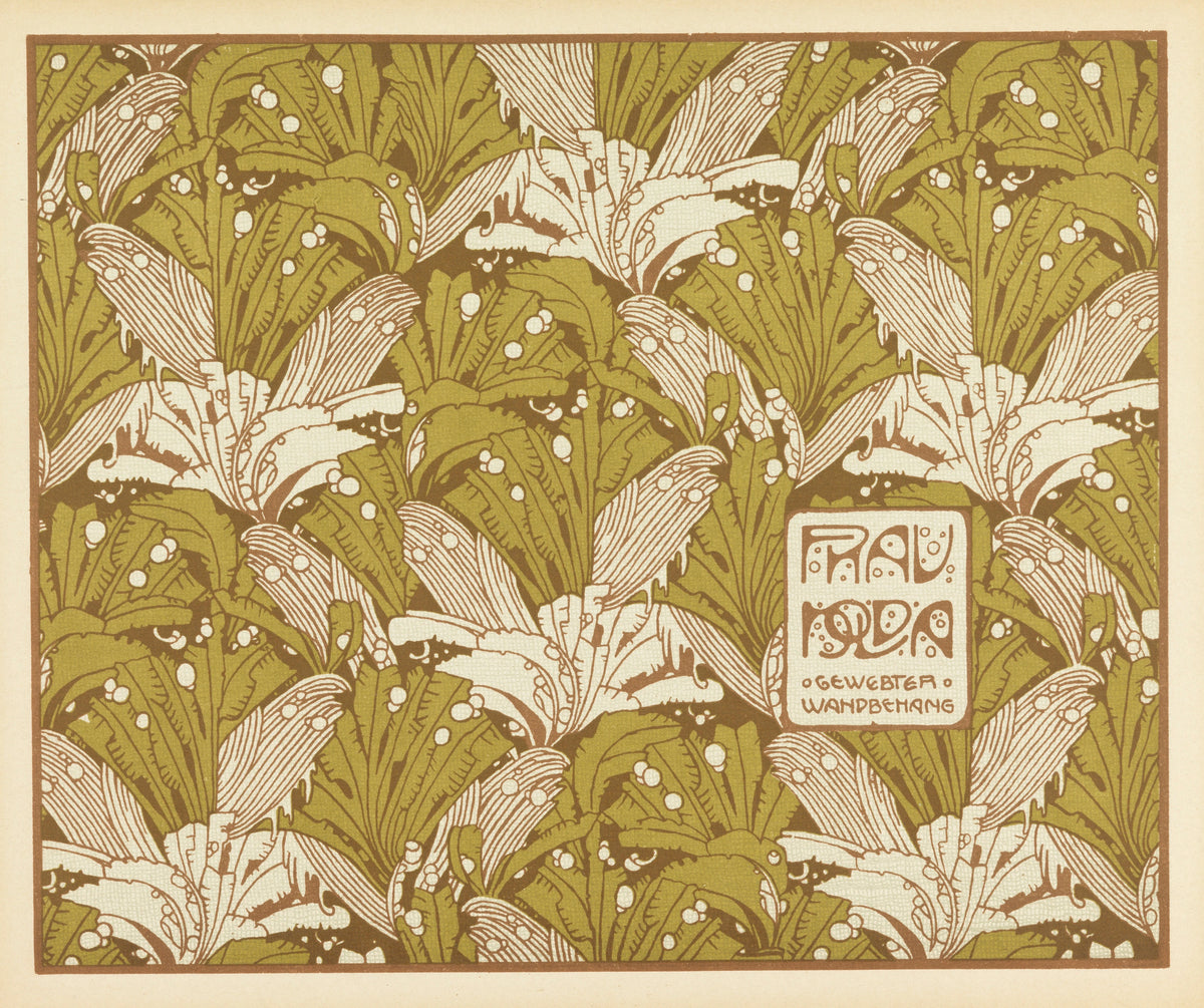 Koloman Moser - Frau Nolda Gewebter Wandbehang (Madame Nolda, Woven Wall Hanging) (1901)