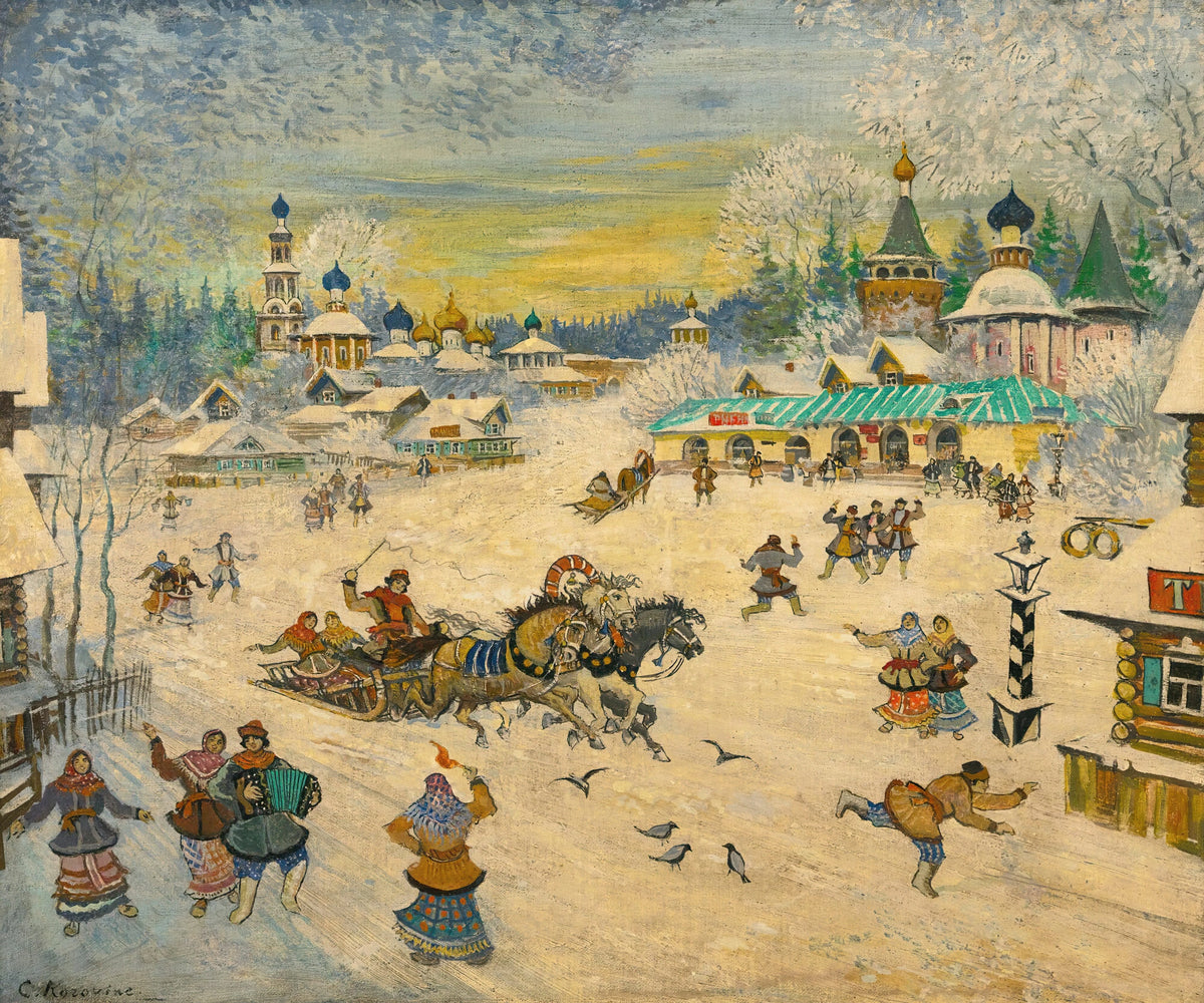 Konstantin Alexeevich Korovin - Town Square