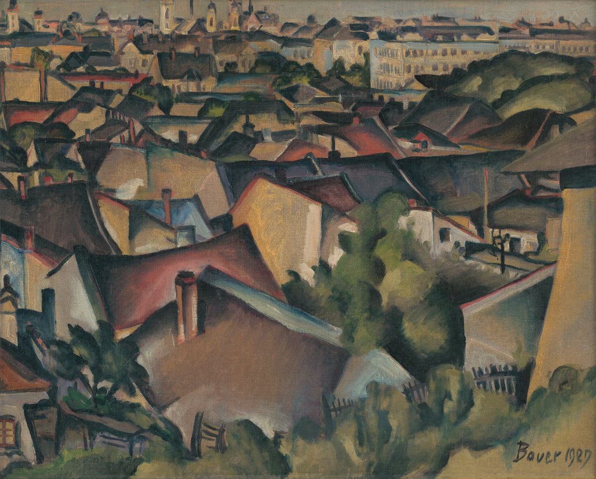Konštantín Bauer - Košice na jar (1927)