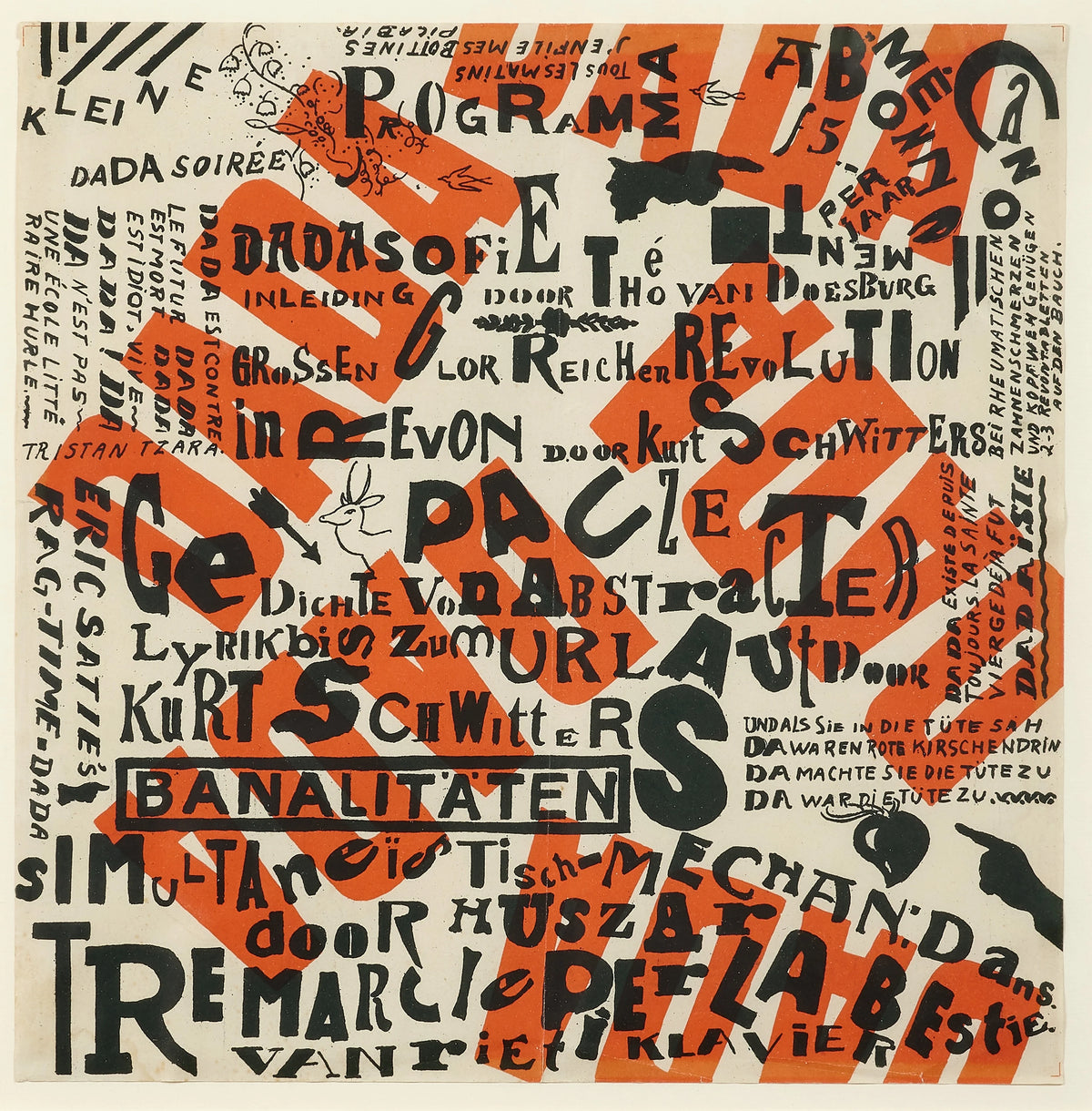 Kurt Schwitters - Kleine Dada soirée - La Haye, 9 janvier 1923 (1923)