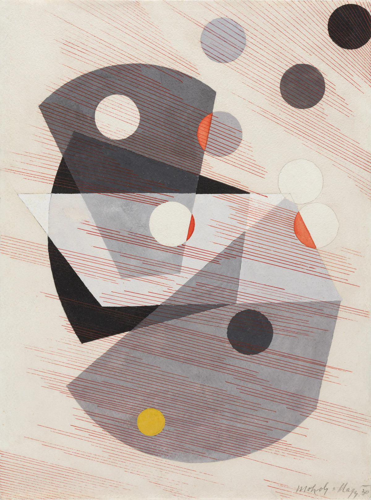 László Moholy-Nagy - Grey Overlappings (1930)