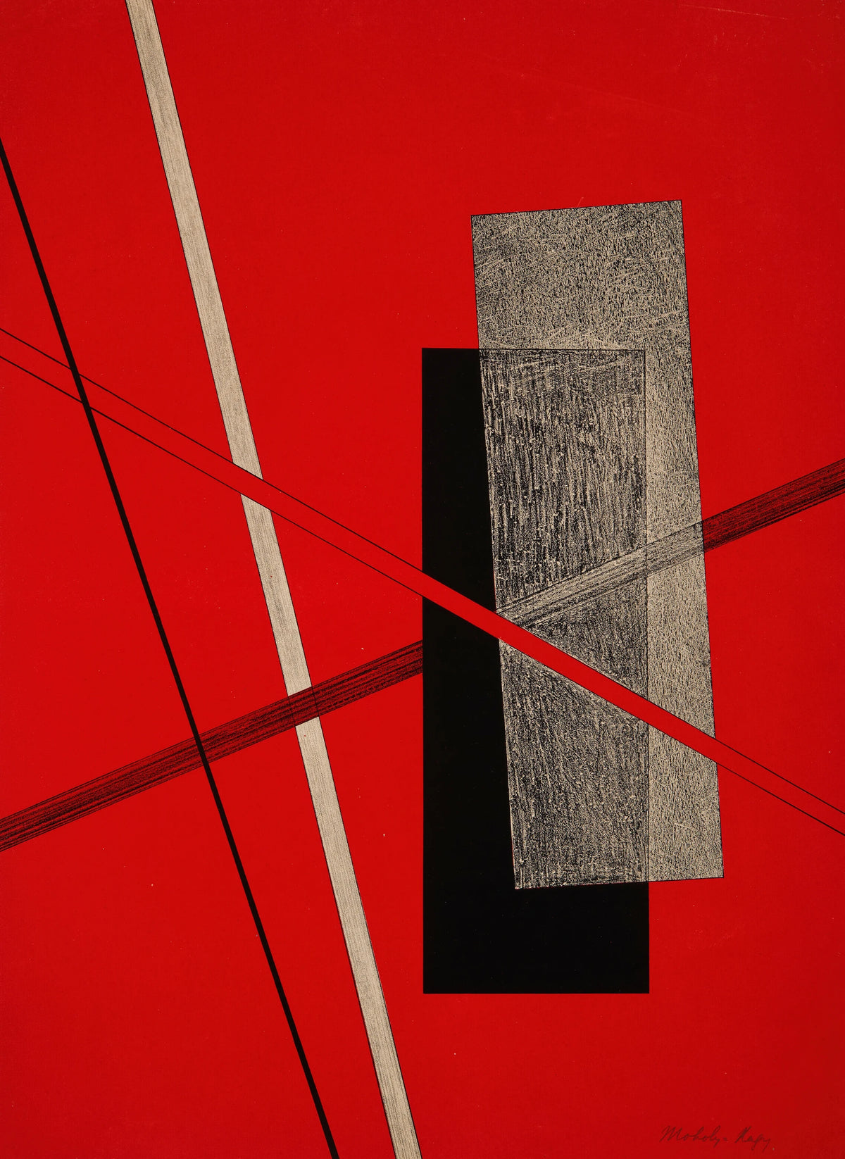 László Moholy-Nagy - Konstruktion IV (1922-1923)