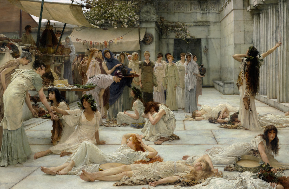 Lawrence Alma-Tadema - The Women of Amphissa (1887)