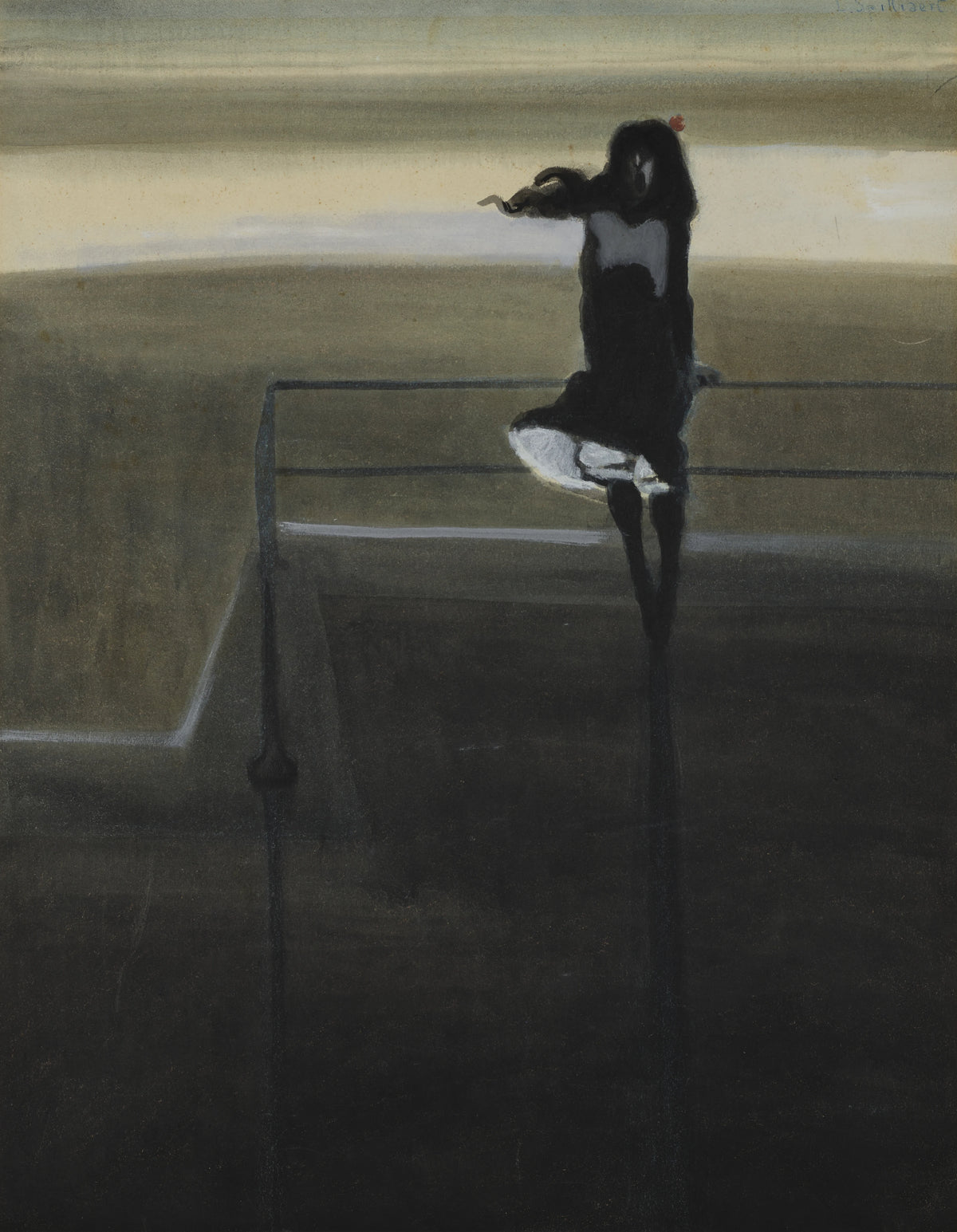Léon Spilliaert - The gust of wind (1904)