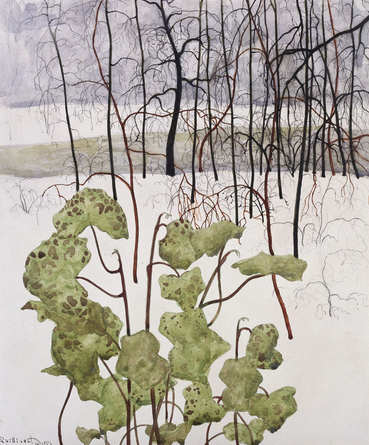 Léon Spilliaert - Winter Landscape (1915)
