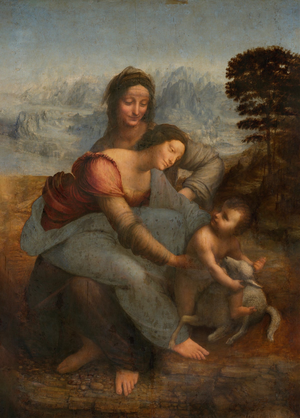 Leonardo da Vinci - The Virgin and Child with St. Anne (1500-1513)