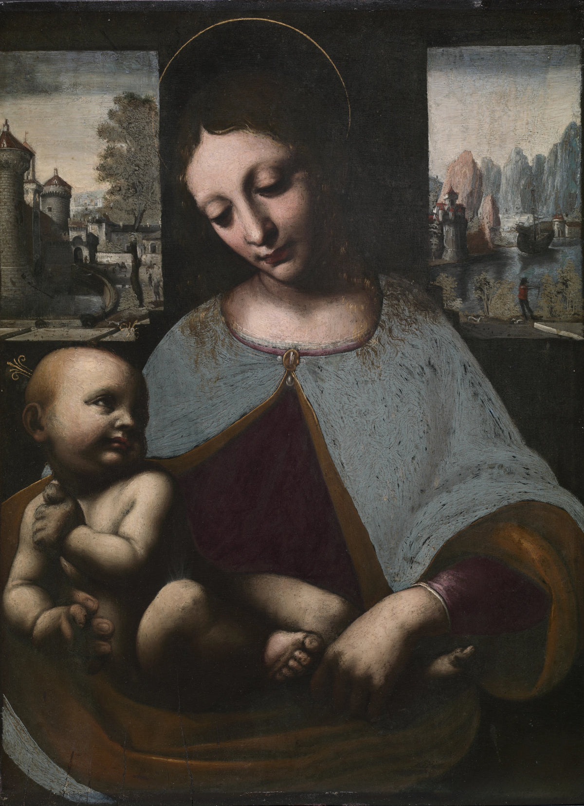 Leonardo da Vinci - Virgin and Child (circa 1500)
