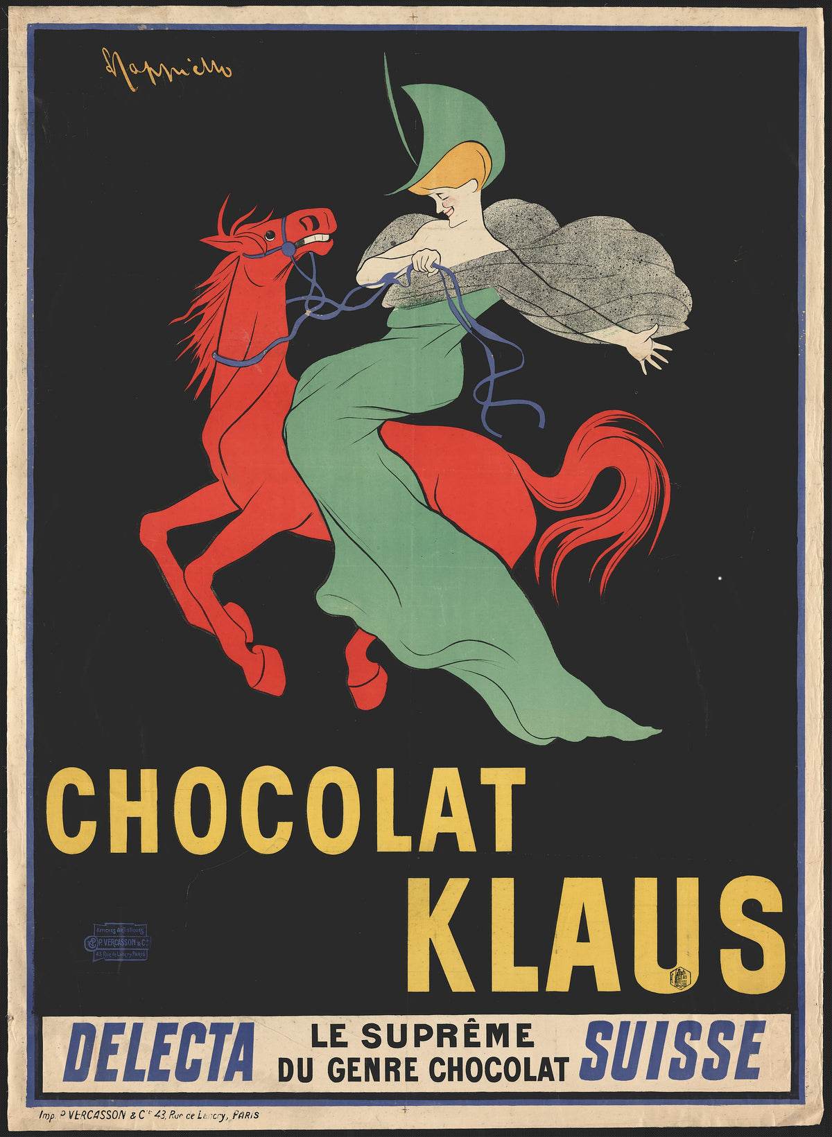 Leonetto Cappiello - Chocolat Klaus (1903)