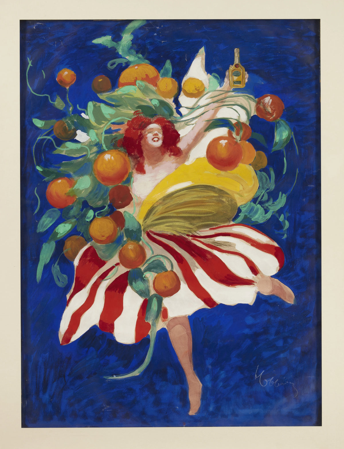Leonetto Cappiello - Femme tenant une bouteille (1921)