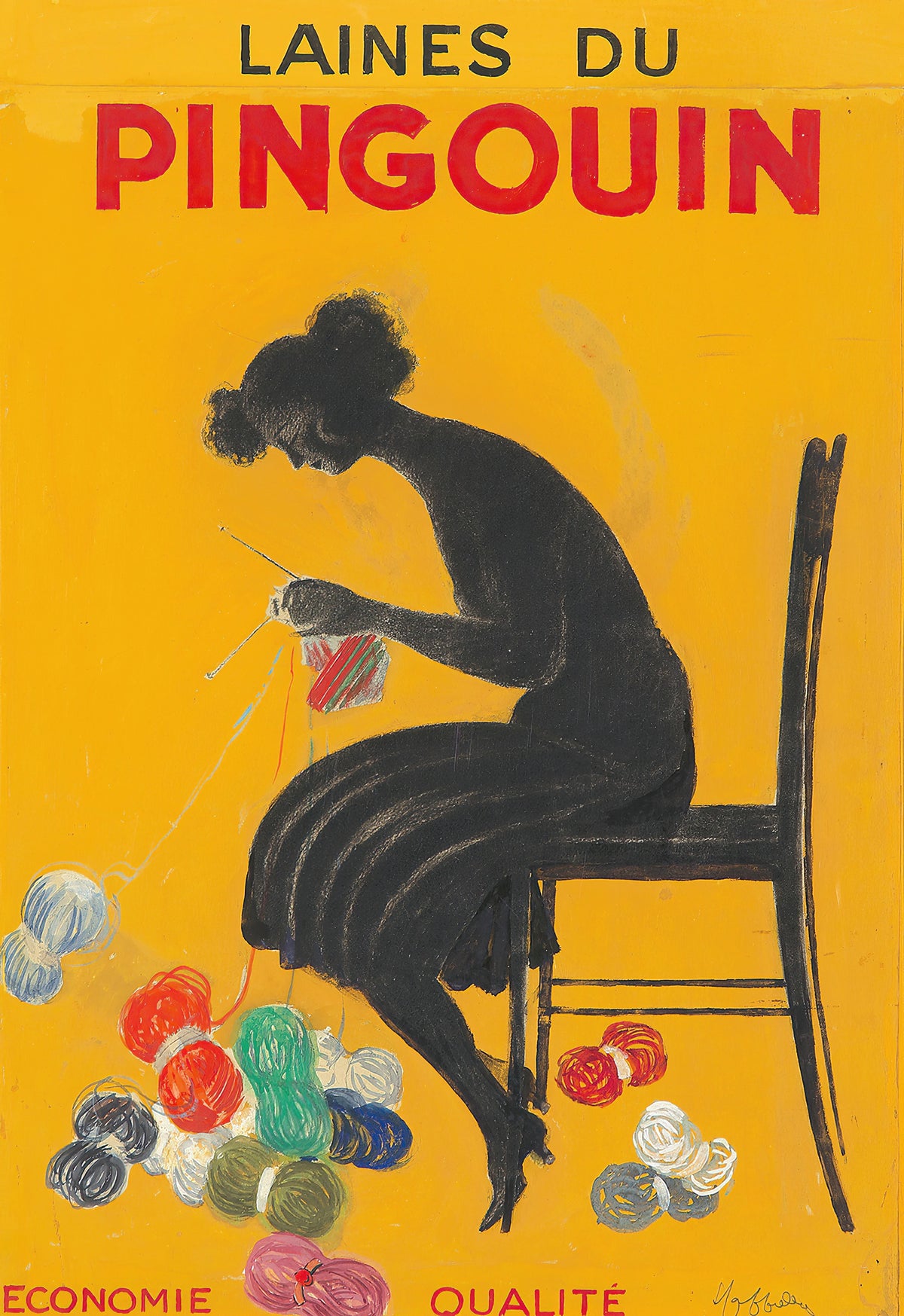 Leonetto Cappiello - Laines du Pingouin (circa 1920)