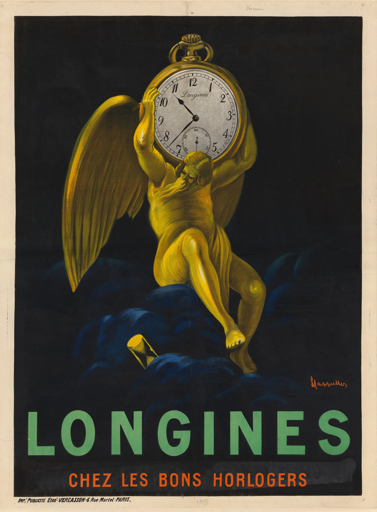 Leonetto Cappiello - Longines chez les bons horlogers (1911)