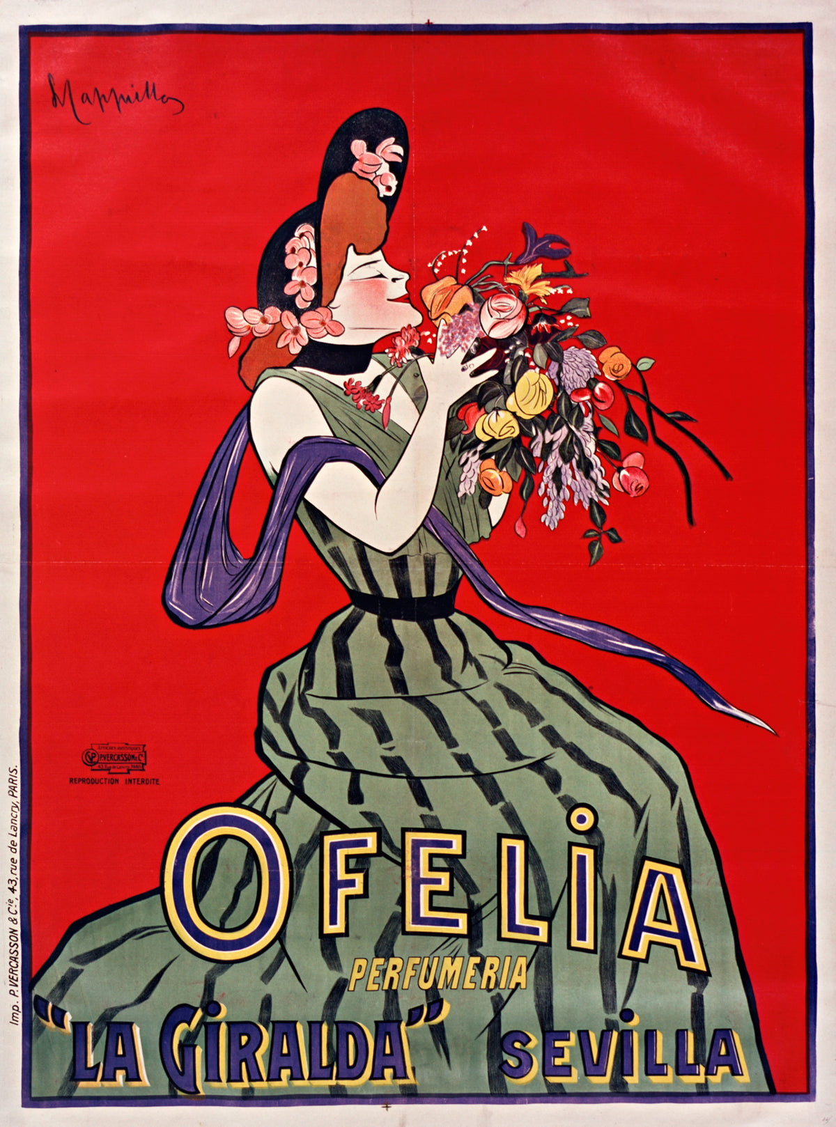 Leonetto Cappiello - Ofelia, Perfumeria 'La Giralda', Sevilla (1906)
