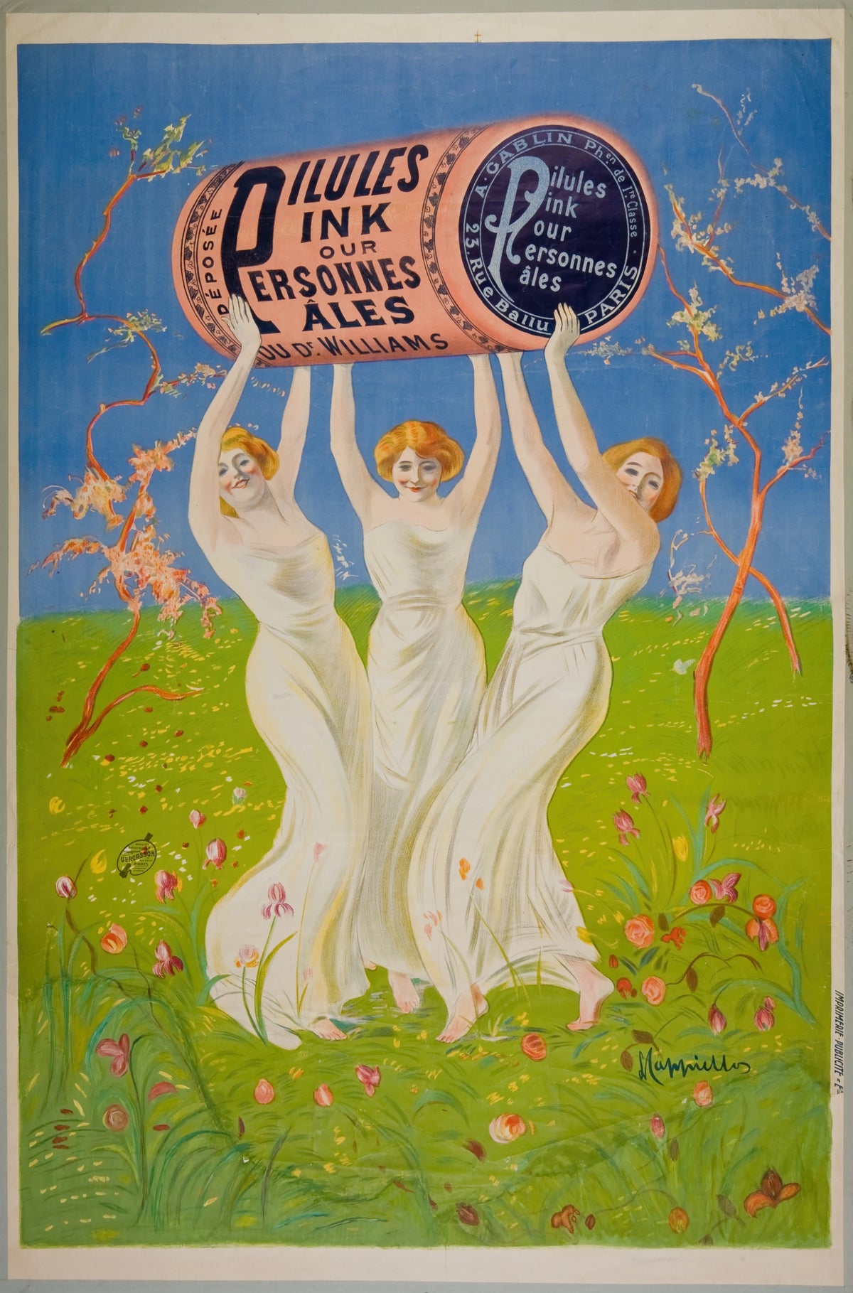 Leonetto Cappiello - Pilules Pink pour personnes pâles (1910)
