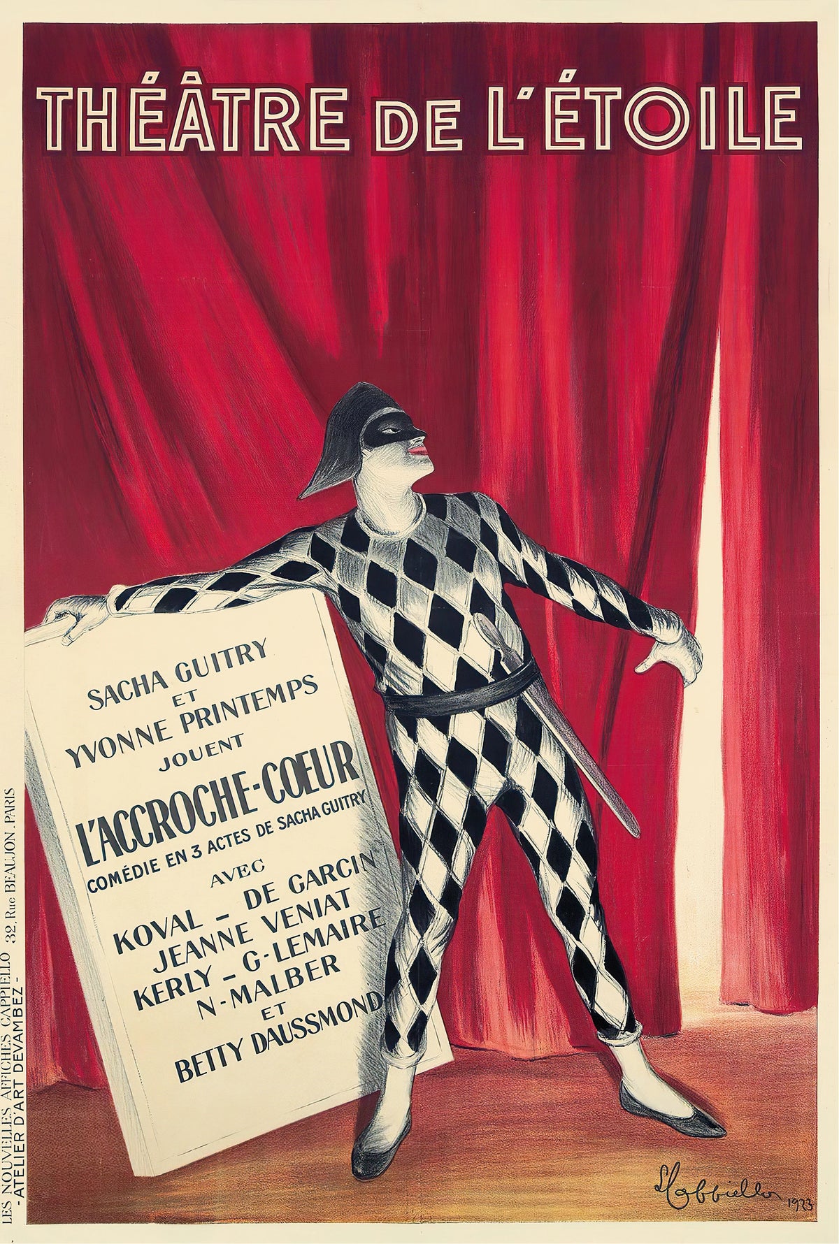Leonetto Cappiello - Théâtre De L'étoile (1923)