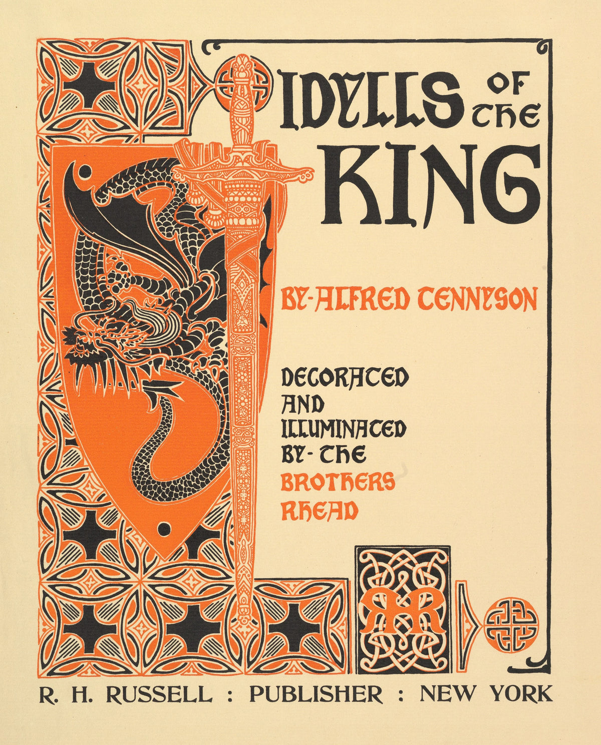 Louis Rhead - Idylls of the King by Alfred Tennyson (1898)