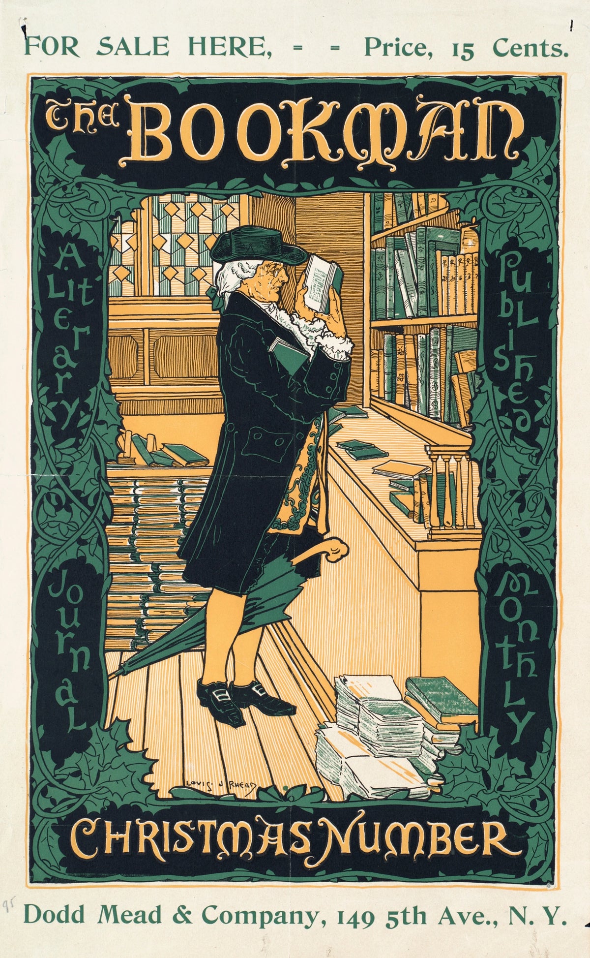 Louis Rhead - The bookman Christmas number (circa 1890-1920)
