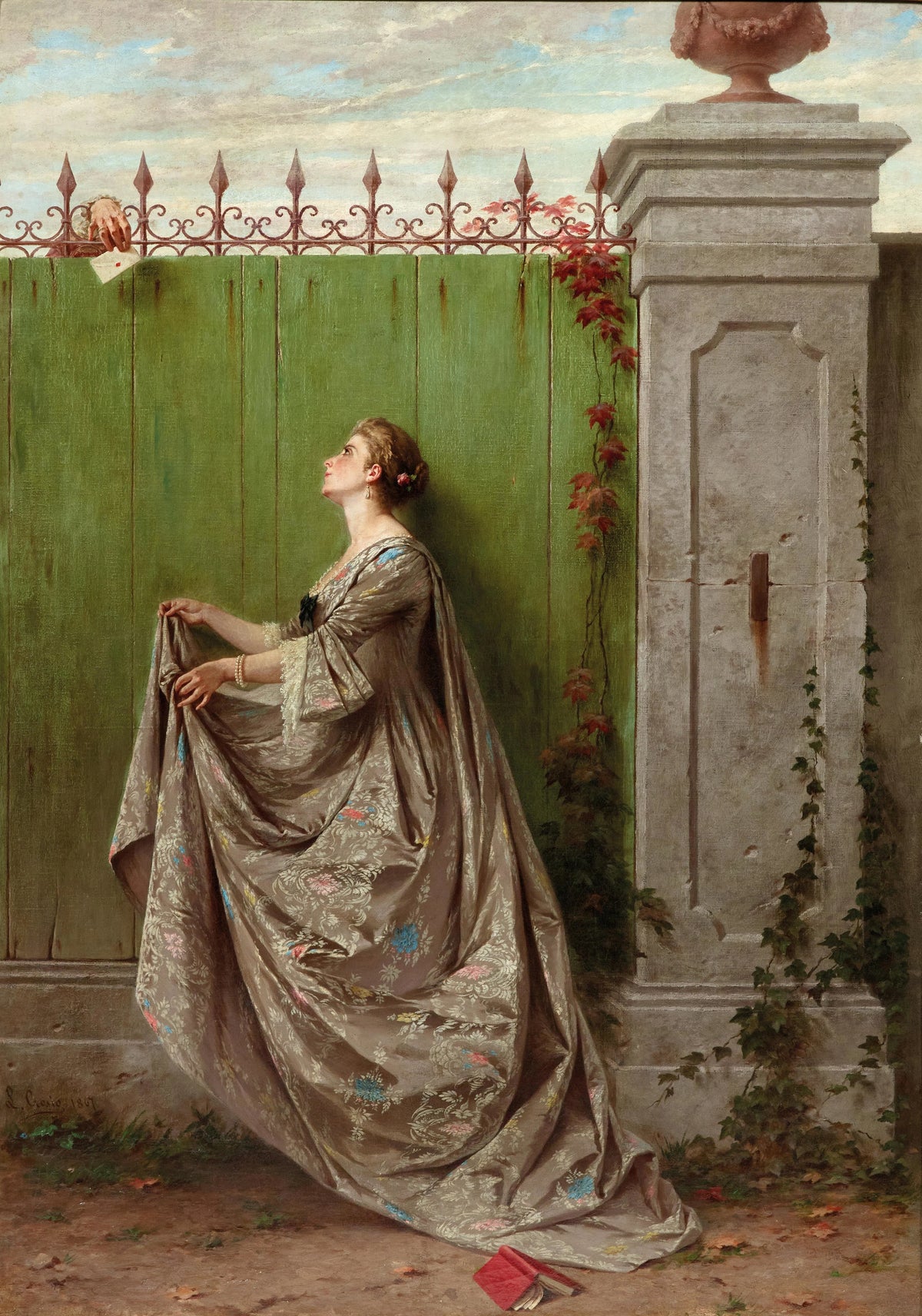 Luigi Crosio - The Love Letter (1867)