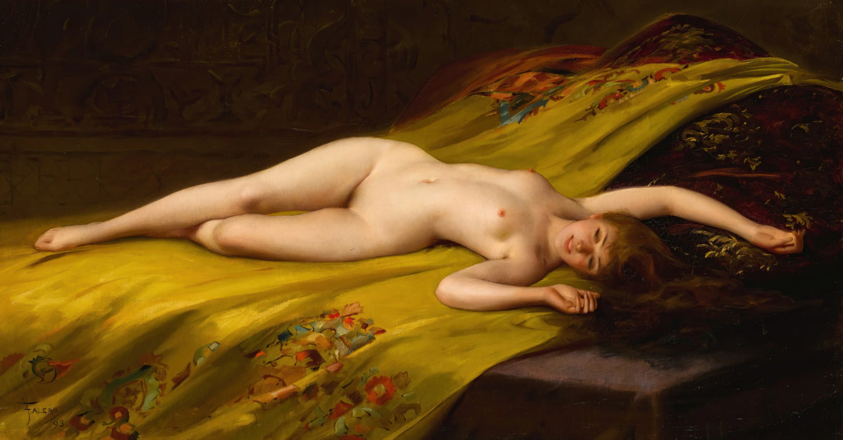 Luis Ricardo Falero - Seduction﻿ (1893)