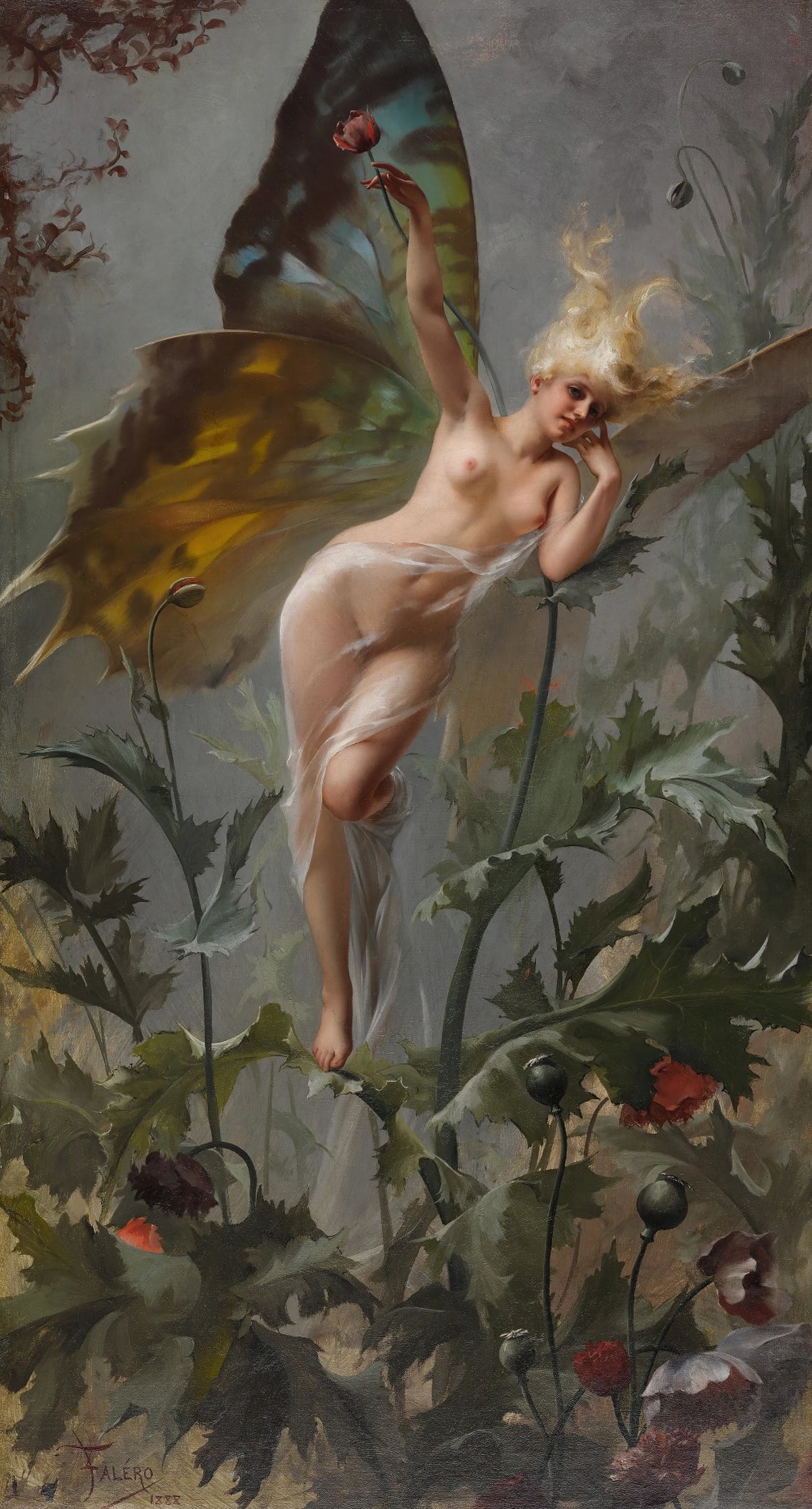 Luis Ricardo Falero - The Poppy Fairy (1888)