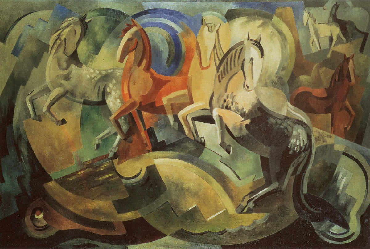 Mainie Jellett - Abstraction of horses (1939)