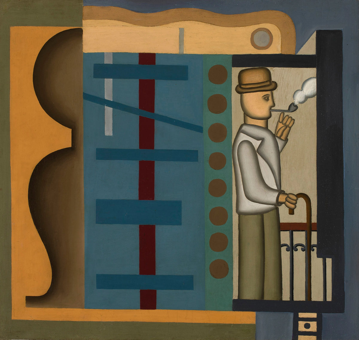 Marek Włodarski - Man with a pipe (1926)