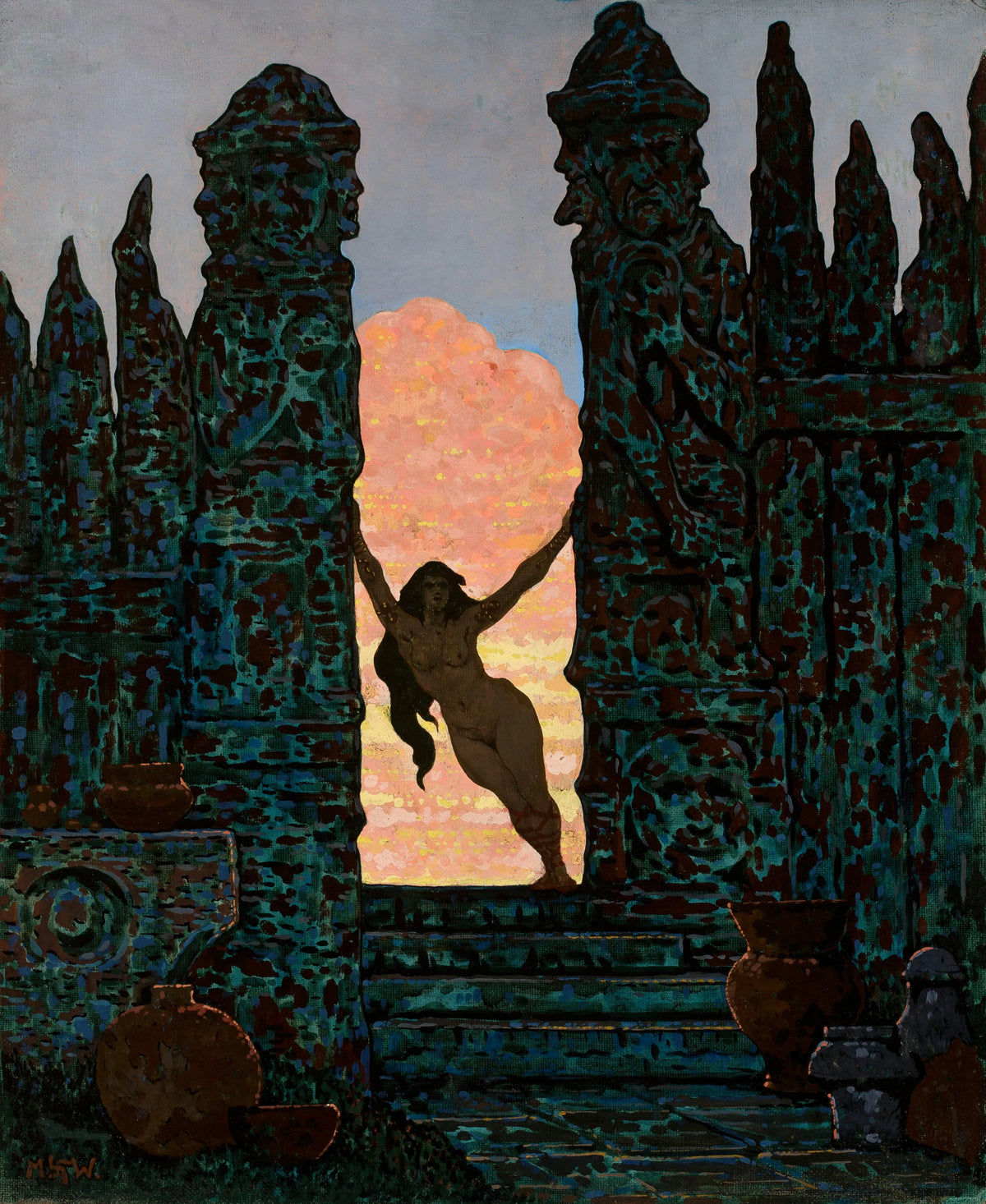Marian Wawrzeniecki - Holy entrance to the Slavic mystery place (1920)