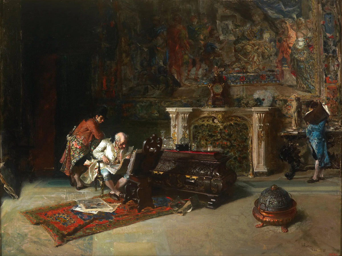 Mariano Fortuny Marsal - The Print Collector (1866)