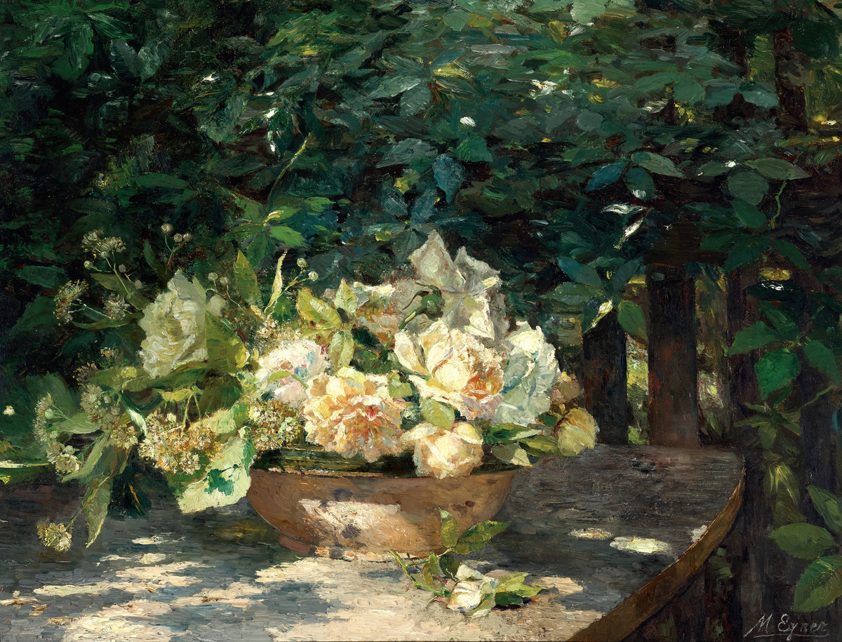 Marie Egner - In der Laube (1901)
