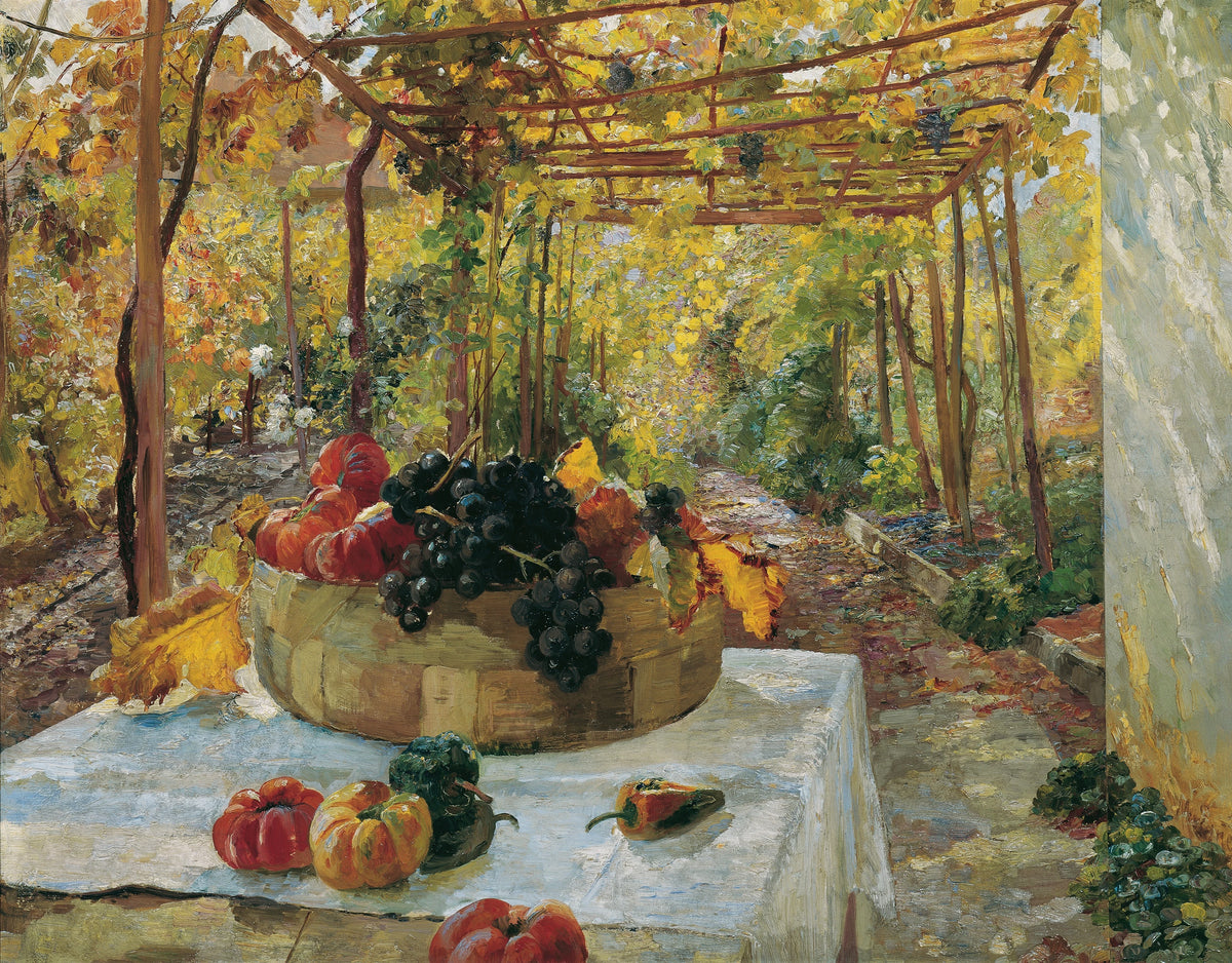 Marie Egner - In der Pergola (1910)