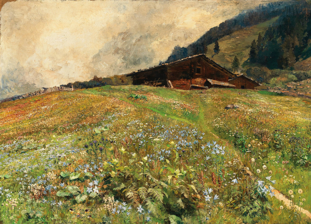 Marie Egner - Tirol, Alpenwiesen