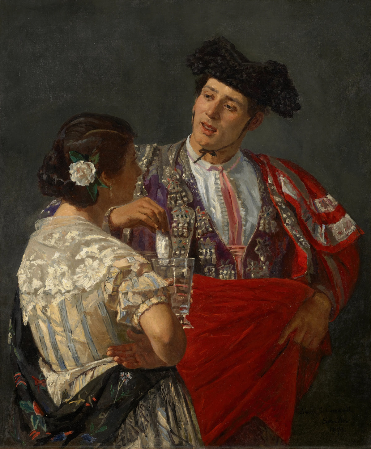 Mary Cassatt - Offering the Panal to the Bullfighter (1873)