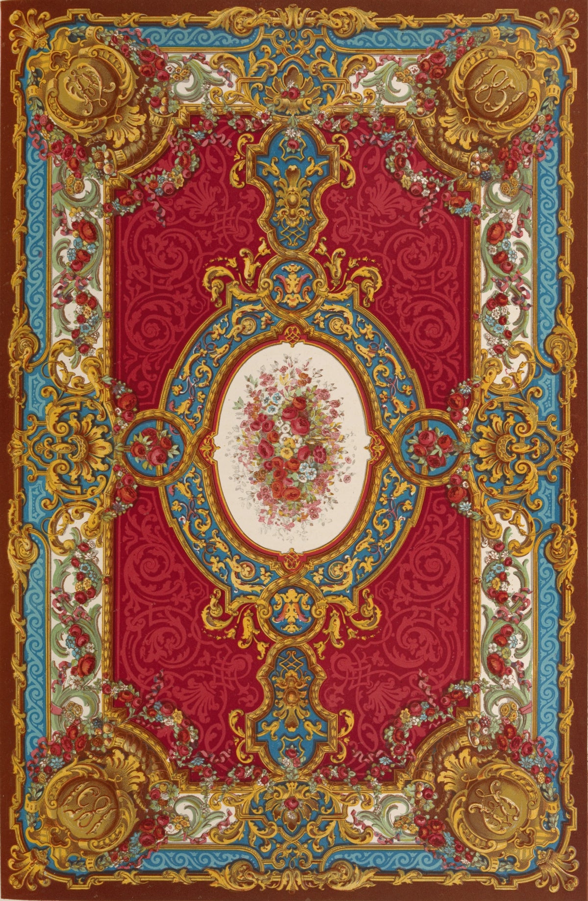 Matthew Digby Wyatt - Axminster carpet (1851-1853)