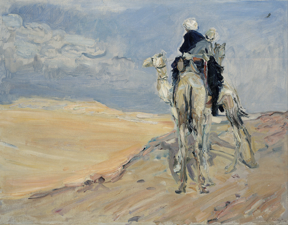 Max Slevogt - Sandstorm in the Libyan Desert