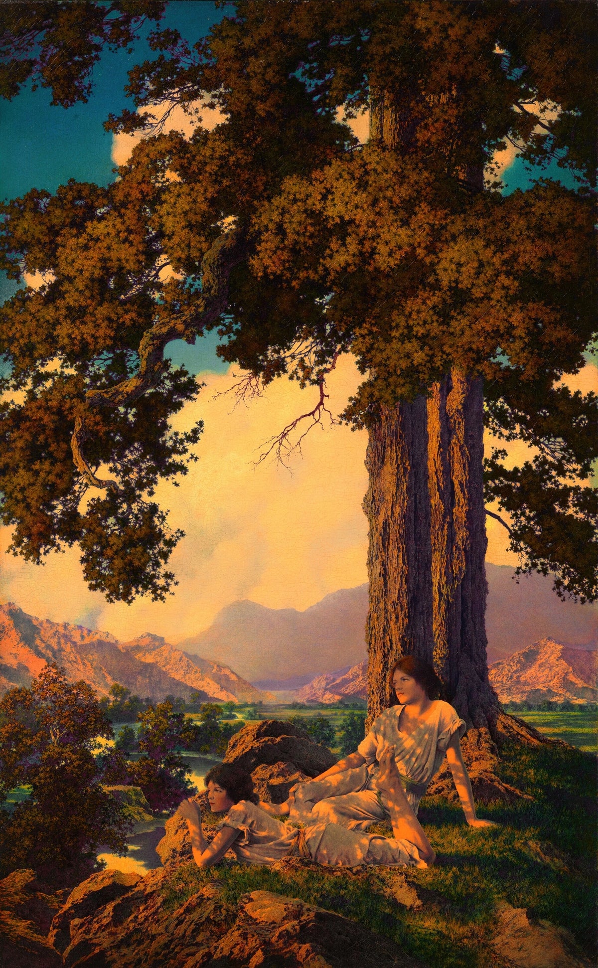 Maxfield Parrish - Hilltop (1926)