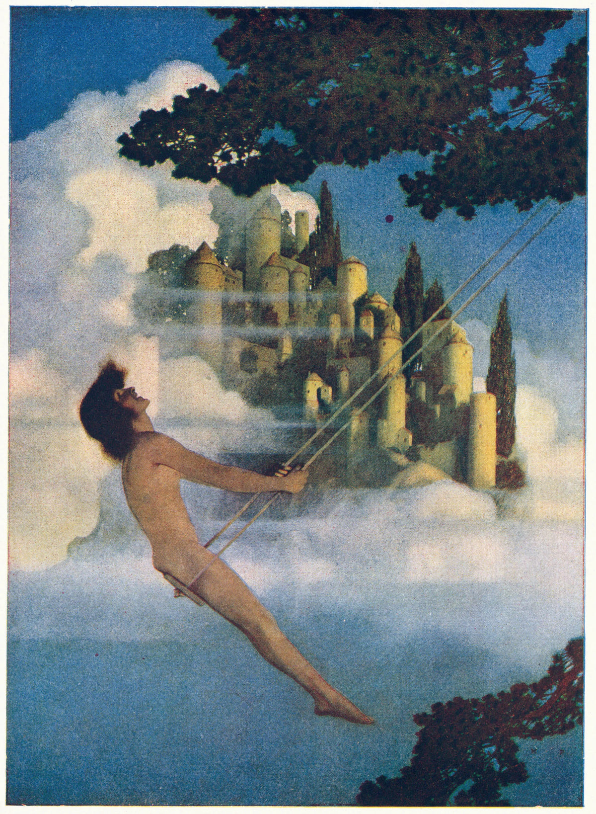 Maxfield Parrish - The Dinkey-Bird (1904)