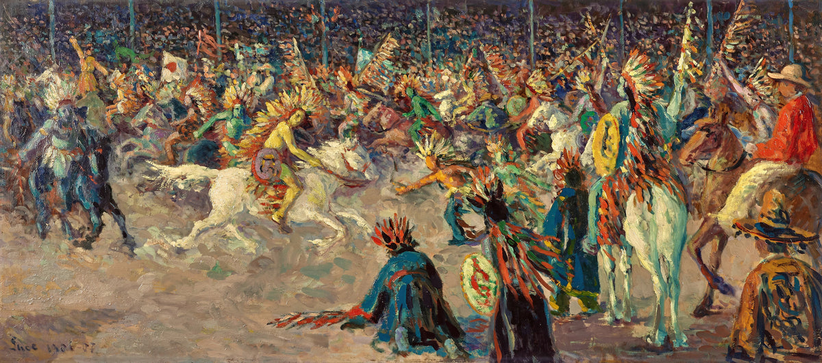Maximilien Luce - Buffalo Bill (1906-1907)