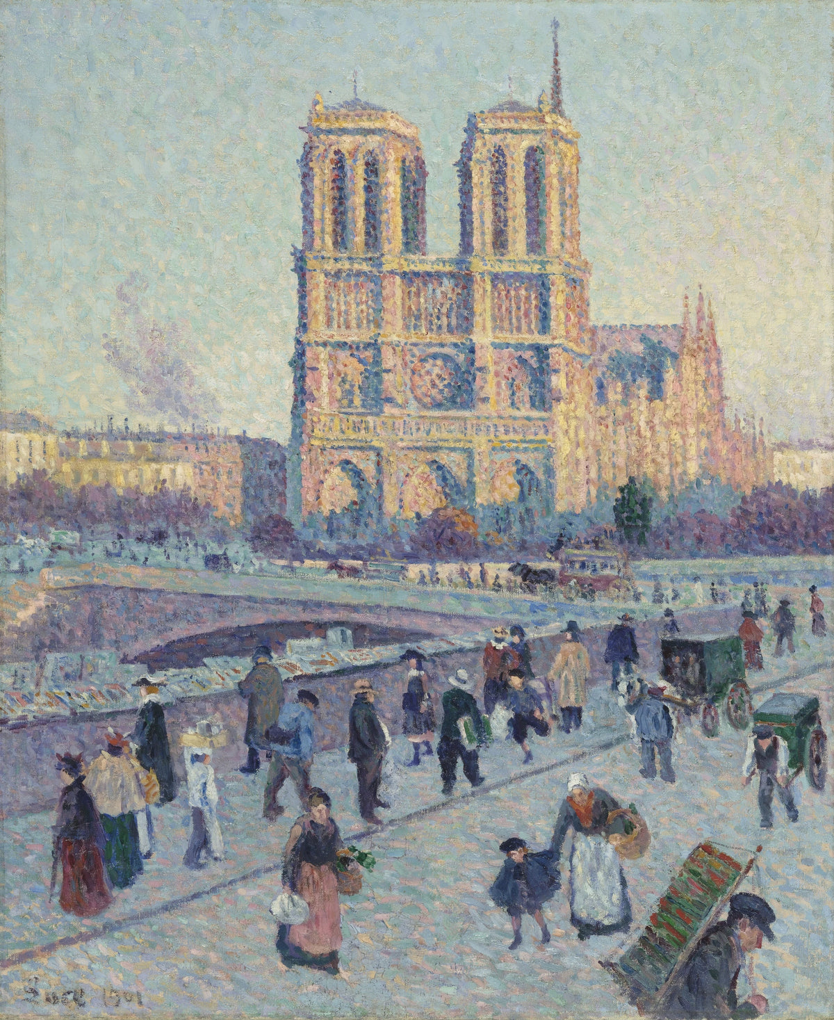 Maximilien Luce - The Quai Saint-Michel and Notre-Dame