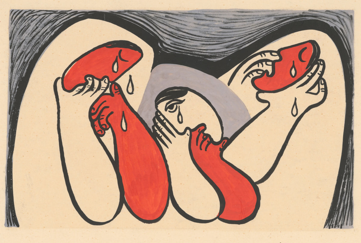 Mikuláš Galanda - Crying women (1938)