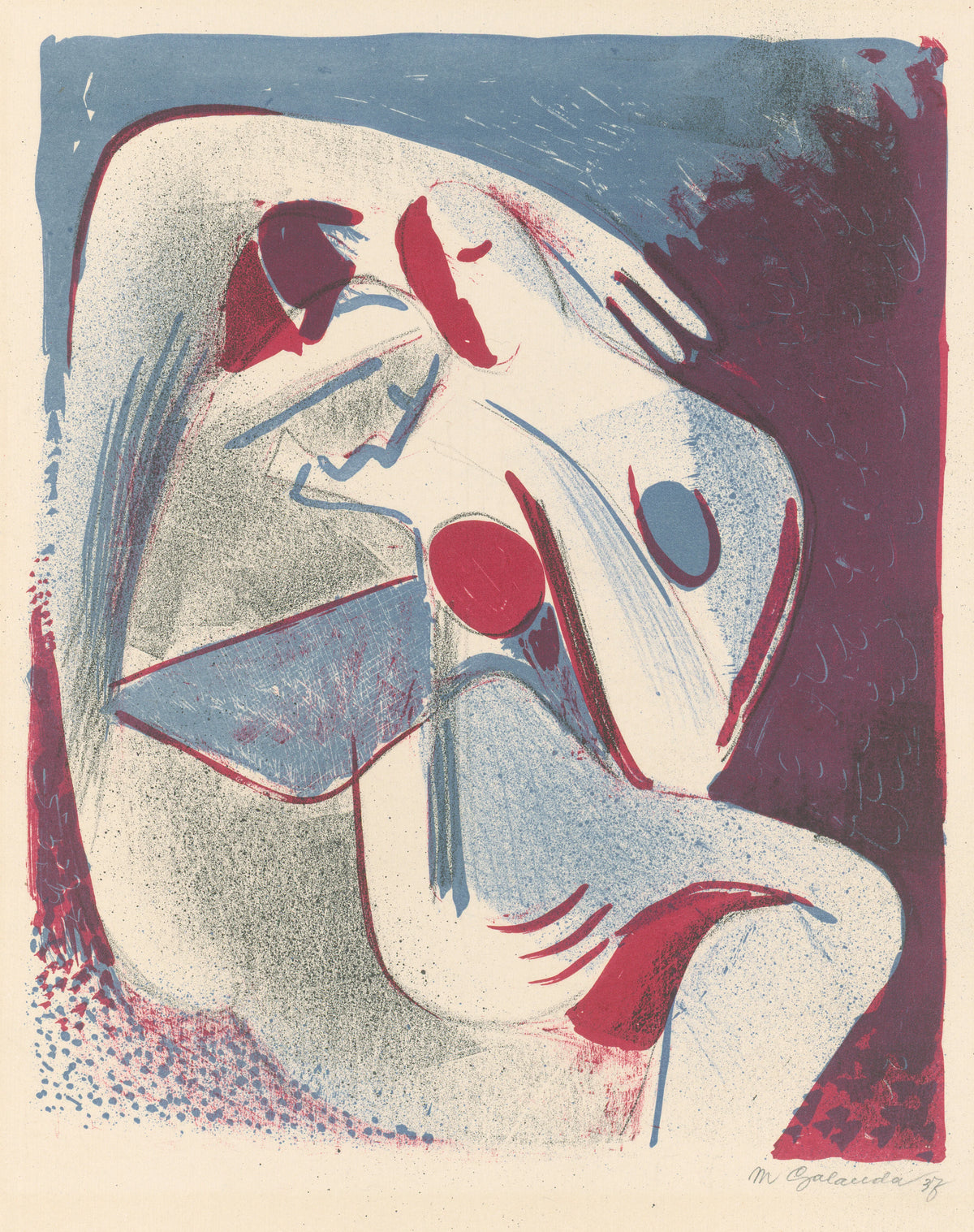 Mikuláš Galanda - Lovers (1937)