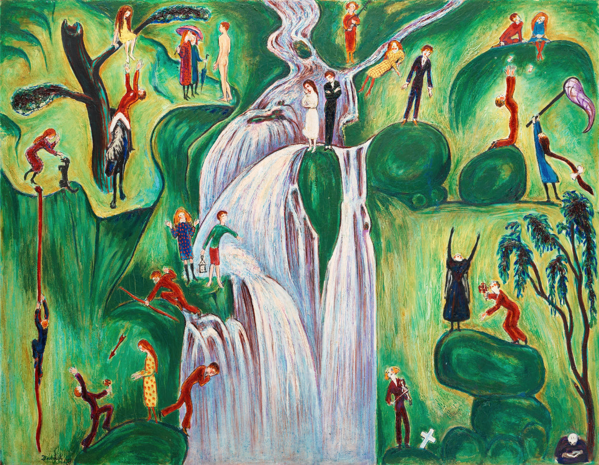 Nils Dardel - Vattenfallet (1921)