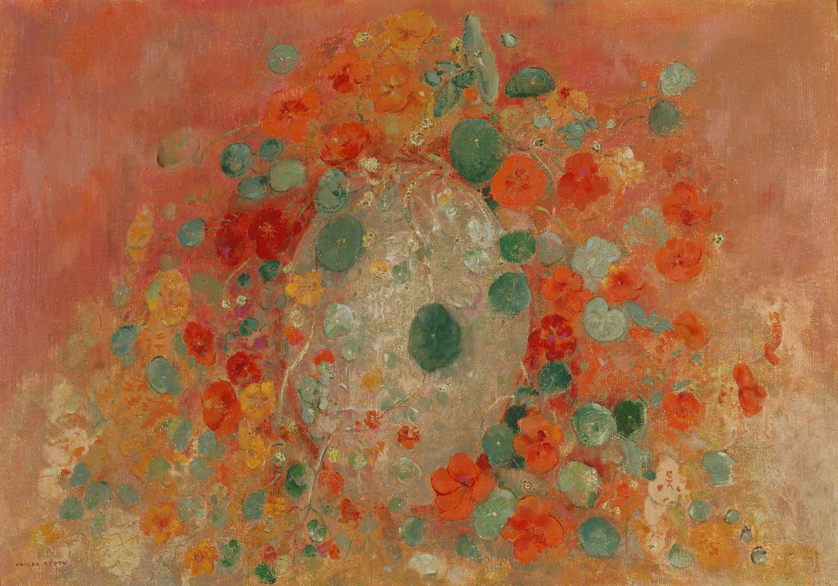 Odilon Redon - Nasturtiums (1905)