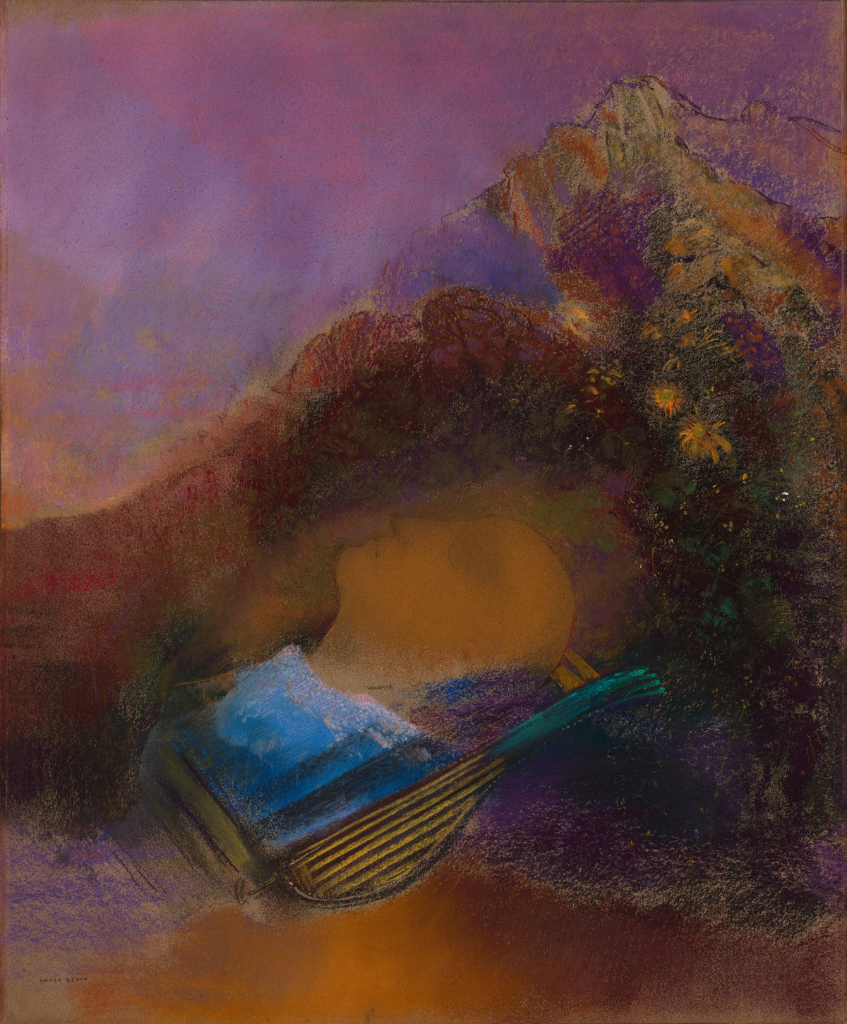 Odilon Redon - Orpheus (circa 1903-10)