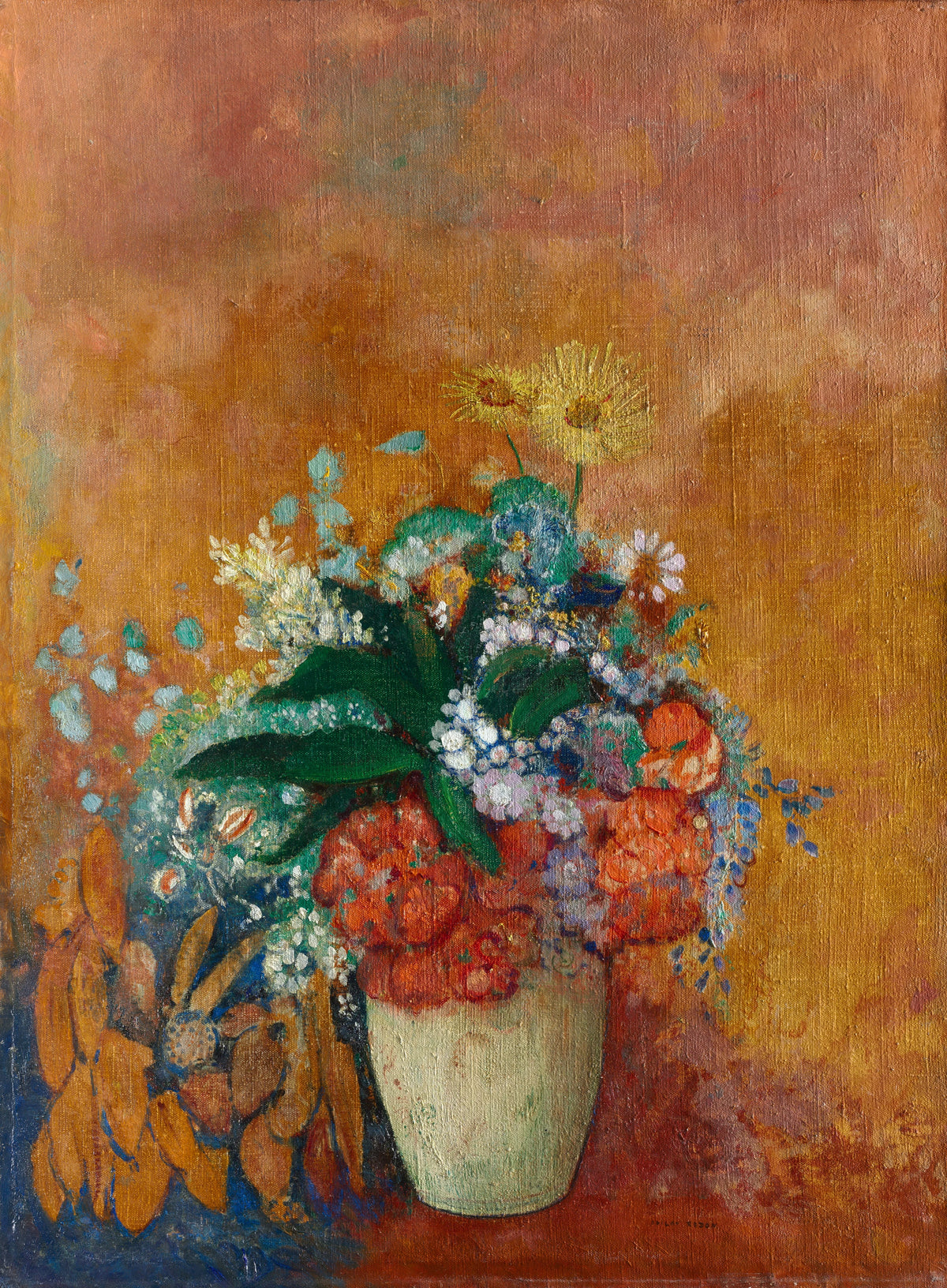 Odilon Redon - Vase of Flowers (circa 1905)