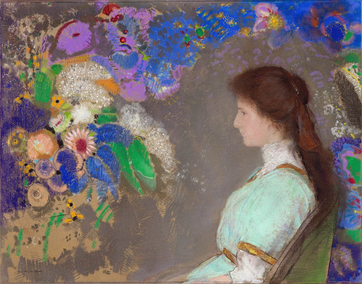 Odilon Redon - Violette Heymann (1910)