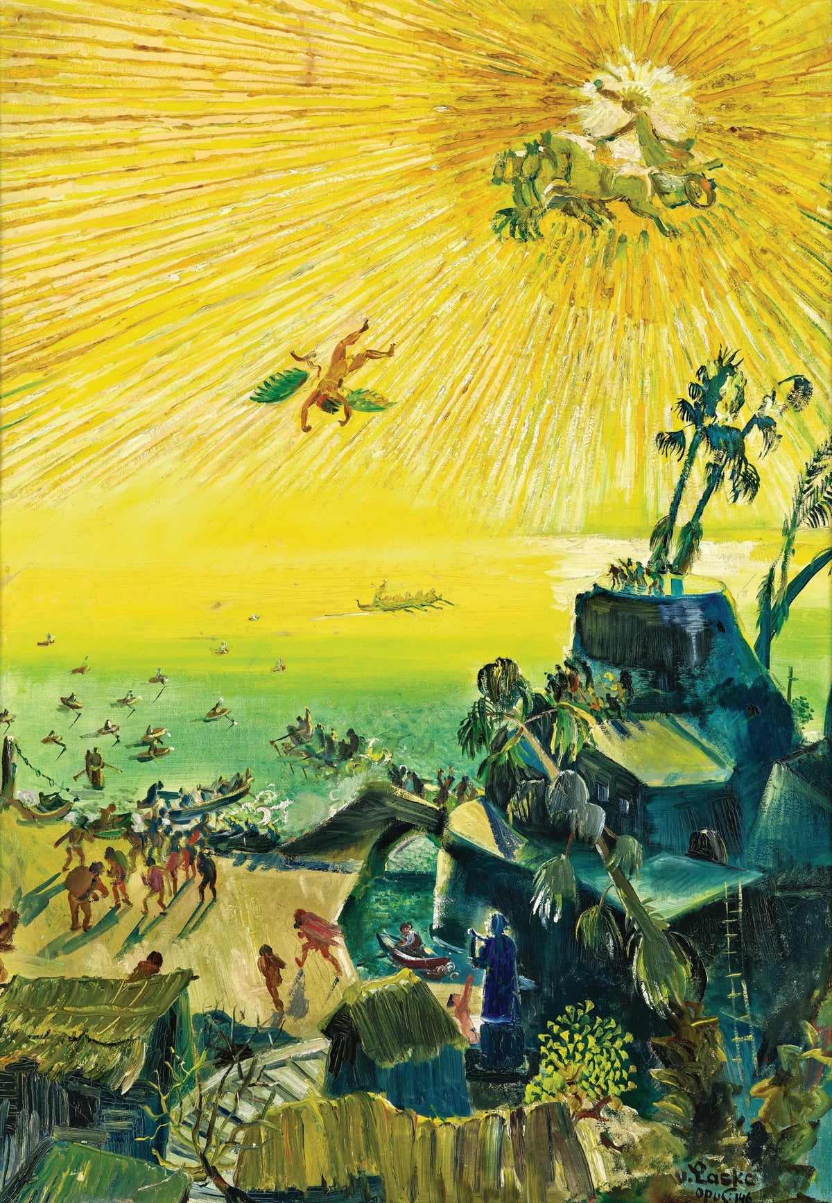 Oskar Laske - Der Sturz des Ikarus (The fall of Icarus) (circa 1940)