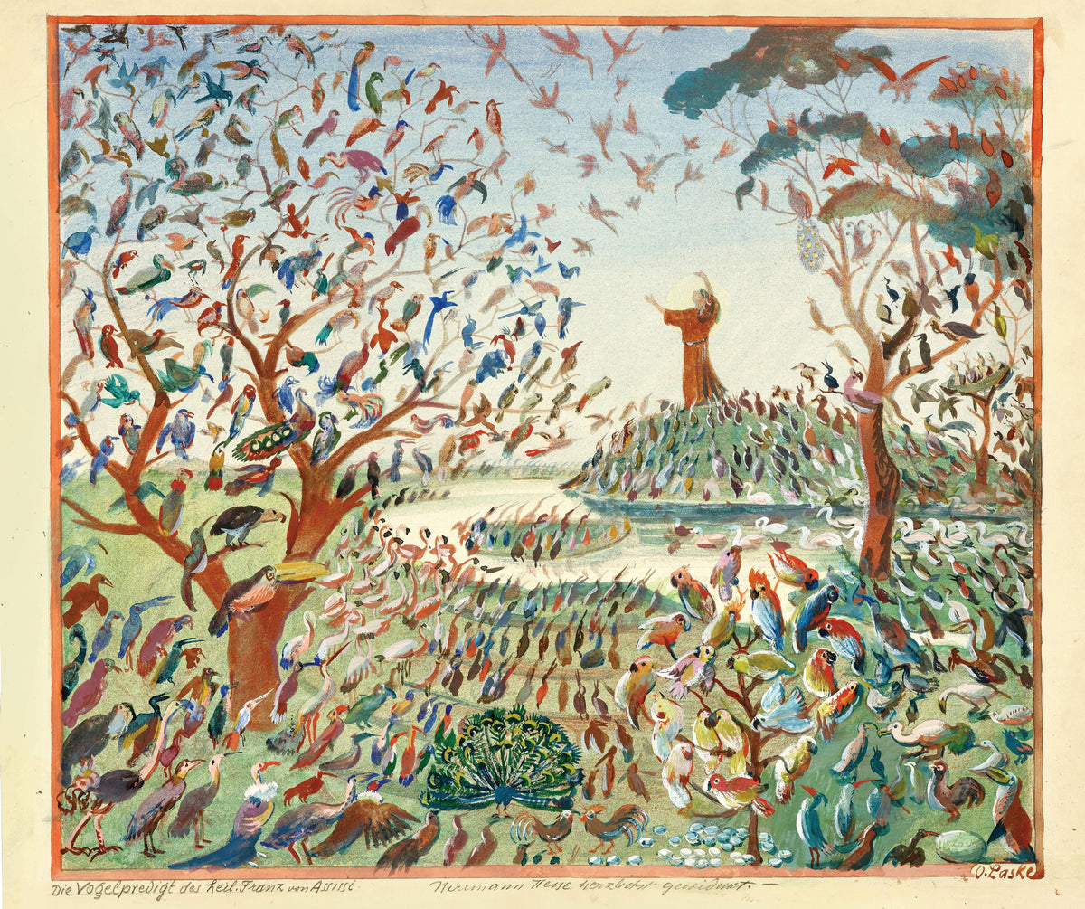 Oskar Laske - Die Vogelpredigt des heil. Franz von Assissi (San Francis' sermon to the birds)