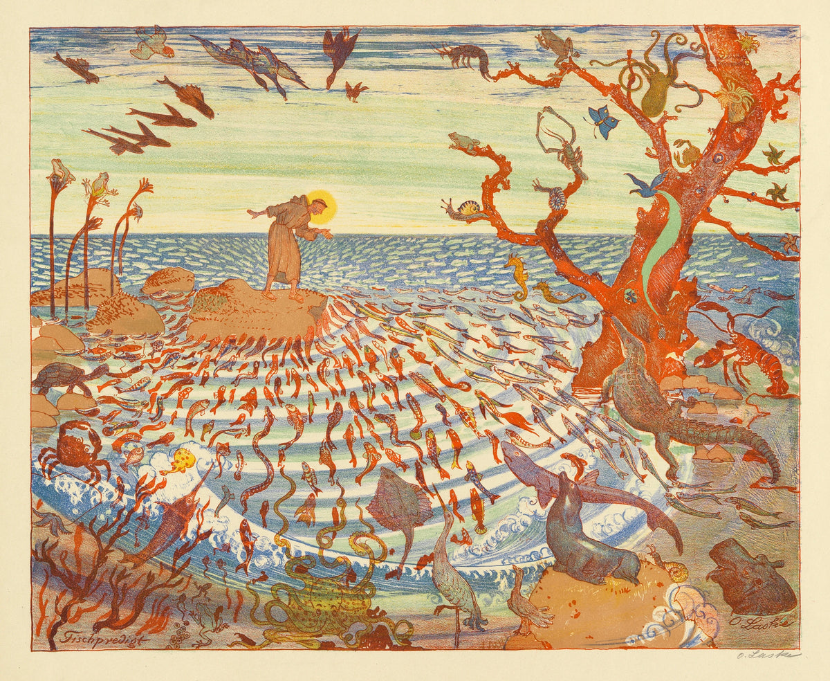 Oskar Laske - Fischpredigt (1914)